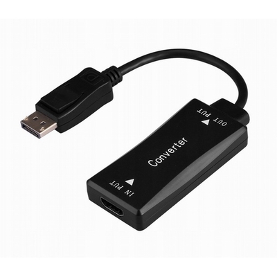 Product Αντάπτορας HDMI Gembird A-HDMIF30-DPM-01 Active 4K 30Hz female to DisplayPort male 0.15 m, Black base image