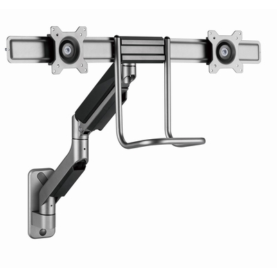 Product Βάση Monitor Gembird MA-WA2-02 Adjustable wall 2-display 17-32, up to 8 kg base image