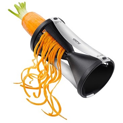 Product Κόπτης Gefu Spirelli slicer Manual Black, Silver Plastic, Stainless steel base image