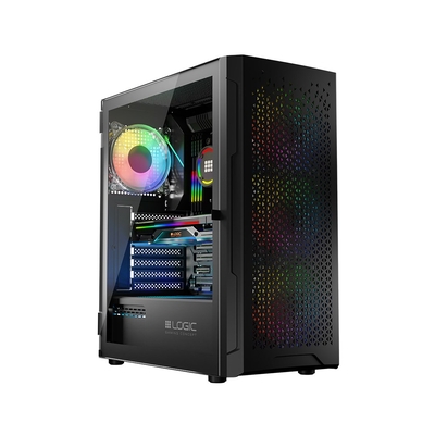 Product Κουτί Υπολογιστή Logic ARAMIS ARGB MINIDI USB 3.0 Black base image