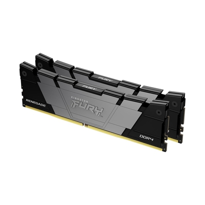 Product Μνήμη RAM Σταθερού DDR4 32GB Kingston FURY 3200MT/s CL16 DIMM (Kit of 2) 1Gx8 Renegade Black base image