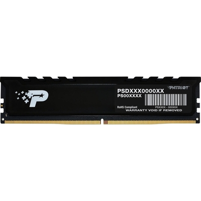 Product Μνήμη RAM Σταθερού DDR5 16GB Patriot Signature Premium PSP516G560081H1 1 x 16GB 4800 MHz base image
