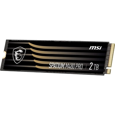 Product Σκληρός Δίσκος SSD 2TB MSI SPATIUM M480 PRO PCIE 4.0 NVME M.2 PCI Express 4.0 3D NAND base image