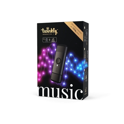 Product Σύνδεση Ταινιών LED Twinkly Music Sound detector BPM sensor USB Black base image
