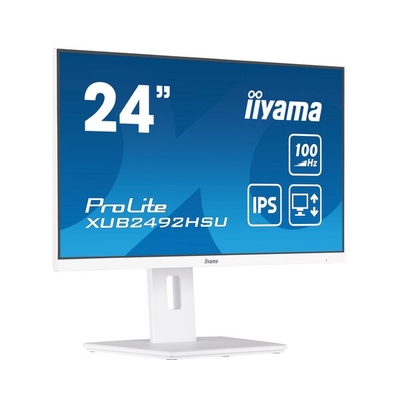 Product Monitor 23.8" Iiyama XUB2492HSU-W6 1920 x 1080 px Full HD LED White base image