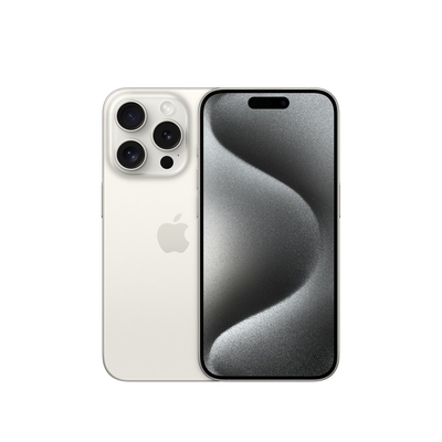Product Smartphone Apple iPhone 15 Pro (6.1") Dual SIM iOS 17 5G USB Type-C 128GB Titanium, White base image