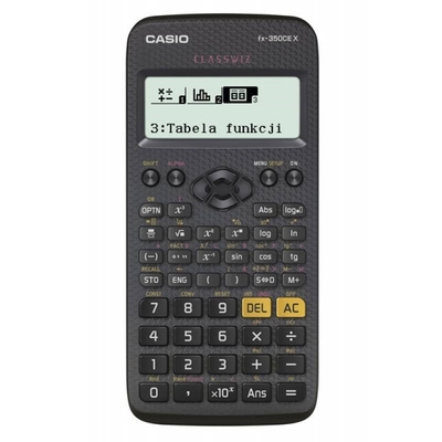 Product Αριθμομηχανή Casio Scientific FX-350CEX, 379 FUNCTIONS, 77X166MM, Black base image
