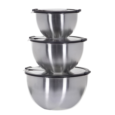 Product Δοχεία Φαγητού Zestaw 3 mis (16, 20, 24 cm) Gefu MONDI G-89430 base image