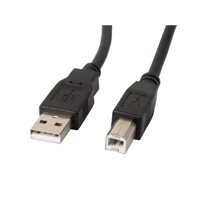 Product Καλώδιο USB Lanberg CA-USBA-11CC-0010-BK 1 m 2.0 Type-B Black base image