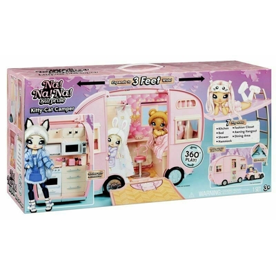 Product Κούκλα Caravan for dolls MGA NA! NA! NA! SURPRISE KITTY-CAT CAMPER 575672 Pink base image