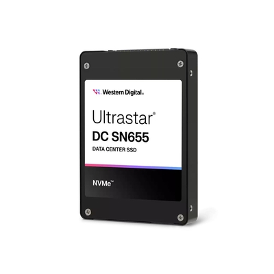 Product Σκληρός Δίσκος SSD 3.84TB Western Digital Ultrastar DC SN655 U.3 PCI-E 4.0 3D TLC NAND NVMe base image