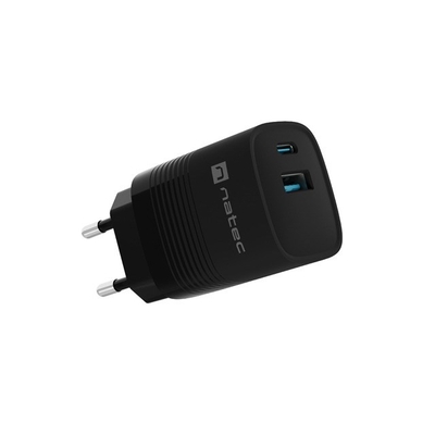 Product Φορτιστής Πρίζας Natec Charger RIBERA GAN 1X USB-A + 1X USB-C 30W base image