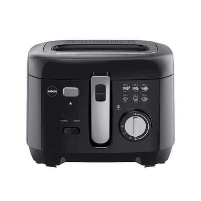 Product Φριτέζα Eldom FREET, 2.5 L, 400 g of fries, removable oil tank, Black base image