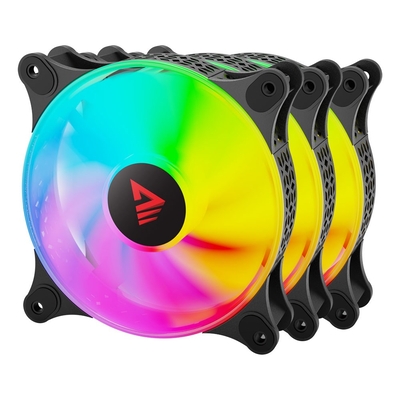Product Case Fan Savio Set of 3 ARGB BLAST FAN SET 3 x 120mm 3-pin 5V 4-pin 12V base image