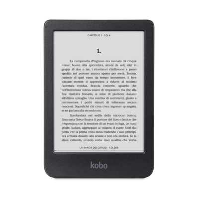 Product Ebook Reader Rakuten Kobo Clara BW Touchscreen 16GB Wi-Fi Black base image