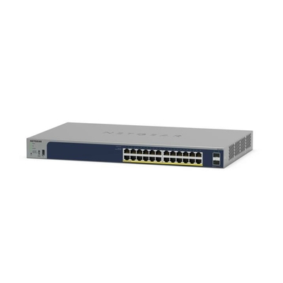 Product Network Switch Netgear GS724TPv3 Managed L2 Gigabit (10/100/1000) (PoE) Grey base image
