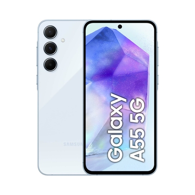 Product Smartphone Samsung Galaxy A55 5G 16.8 cm (6.6") Hybrid Dual SIM Android 14 Type-C 8GB 256GB 5000mAh Blue base image