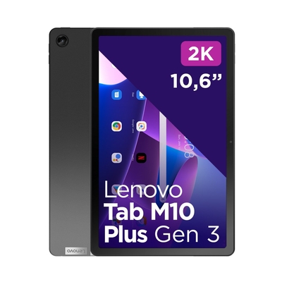 Product Tablet Lenovo Tab M10 Plus (3rd Gen) 2023 Qualcomm Snapdragon 128GB (10.6") 4GB Wi-Fi 5 (802.11ac) Android 12 Grey base image
