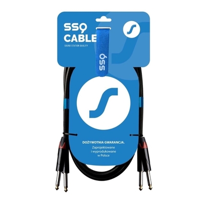 Product Καλώδιο Ήχου SSQ JMJM3 - 2x Jack mono 6,3 mm - 2x Jack mono 6,3 mm, 3 m base image