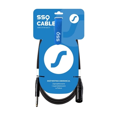 Product Καλώδιο Ήχου SSQ JSXM10 - XLR male - Jack stereo 6,3 mm , 10 m base image