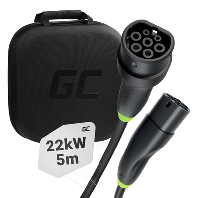 Product Καλώδιο Φόρτισης Green Cell EVKABGC01 Black Type 2 3 5 m base image