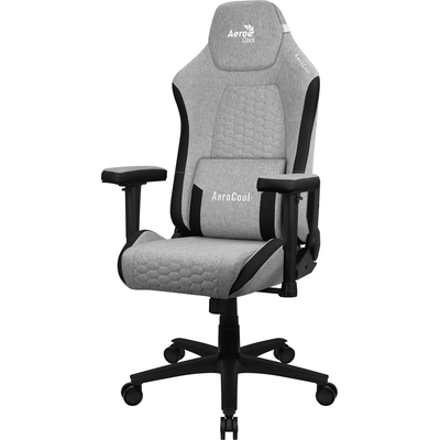 Product Καρέκλα Gaming Aerocool CROWNASHGR, Ergonomic, Adjustable Cushions, AeroWeave Technology, Grey base image