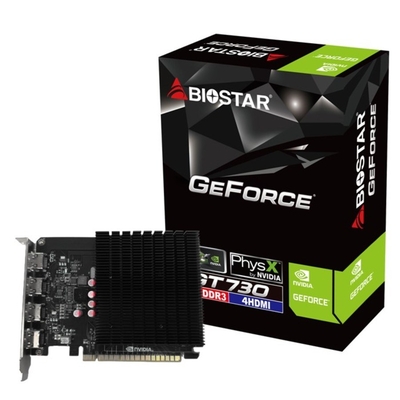 Product Κάρτα Γραφικών Biostar GT 730 4GB 4xHDMI base image