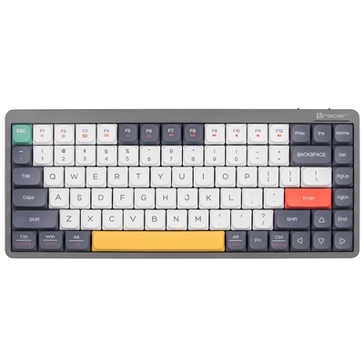 Product Πληκτρολόγιο Ενσύρματο Mechanical Tracer FINA 84 Grey (Outemu Red Switch) TRAKLA47279 base image