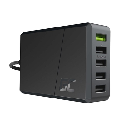 Product Φορτιστής Πρίζας Green Cell CHARGC05 mobile device Black Indoor base image