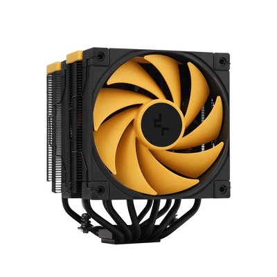 Product Ψύκτρα CPU Deepcool AK620 Zero Dark Zoria Air cooler 12 cm Black, Yellow 1 pc(s) base image