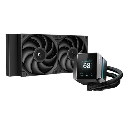 Product Ψύκτρα CPU Deepcool MYSTIQUE 240 liquid cooler 12 cm Black 1 pc(s) base image