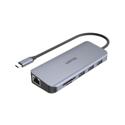 Product Docking Station Unitek D1026B USB 3.2 Gen 1 (3.1 Gen 1) Type-C Grey base image