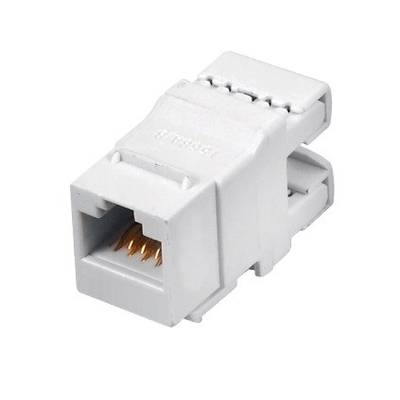 Product Keystone Q-Lantec MKN-U6-1 RJ45 UTP Category 6 Unshielded White base image