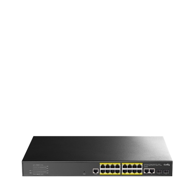 Product Network Switch Cudy GS2018PS2 Managed L2 Gigabit (10/100/1000) (PoE) 1U Black base image