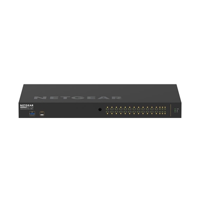 Product Network Switch Netgear GSM4230P-100EUS Managed L2/L3 Gigabit (10/100/1000) (PoE) 1U Black base image