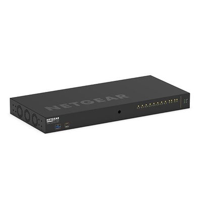 Product Network Switch Netgear M4250-10G2XF-PoE+ Managed L2/L3 Gigabit (10/100/1000) (PoE) 1U Black base image