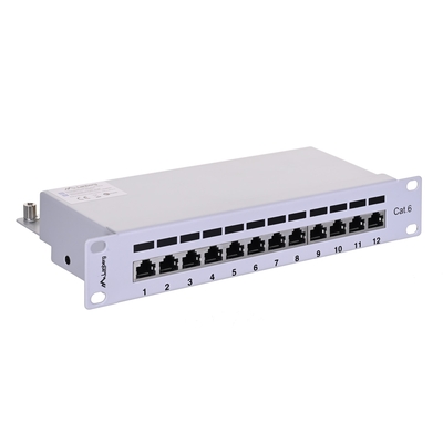 Product Patch Panel Lanberg PPF6-9012-S base image