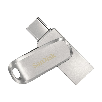 Product USB Flash 1000GB SanDisk Ultra Dual Drive Luxe Type-A / Type-C 3.2 Gen 1 (3.1 Gen 1) Stainless steel base image