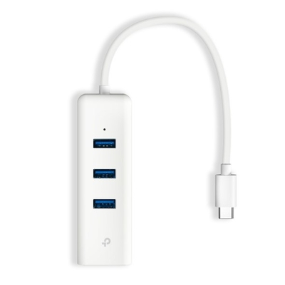Product USB Hub TP-Link UE330C Type-C 3.0 - network card base image