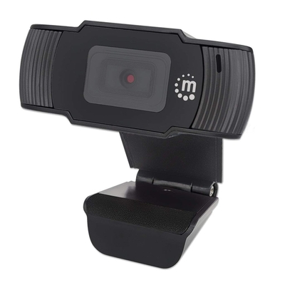 Product Webcam Manhattan USB (Clearance Pricing), 1080p Full HD, Type-A, Black base image
