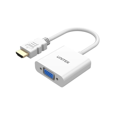 Product Αντάπτορας HDMI Unitek - VGA FULLHD 60HZ, White, M/F base image