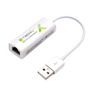 Product Αντάπτορας Δικτύου USB Techly USB2.0 to Fast Ethernet 10/100 Mbps converter base image