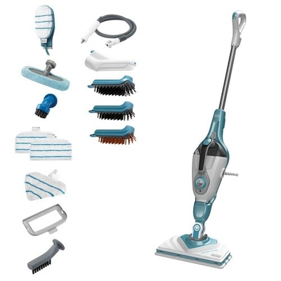 Product Ατμοκαθαριστής Black & Decker BHSM1610DSM 0.5 L 1600W Aqua colour, White base image