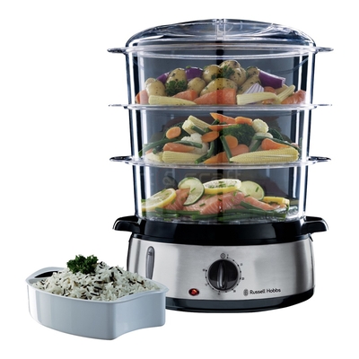 Product Ατμομάγειρας Russell Hobbs Cook@Home 19270-56 9 l 800W Silver, Black base image