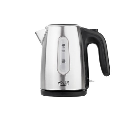 Product Βραστήρας Adler AD 1273 1 L 1200W Black, Hazelnut, Stainless steel base image