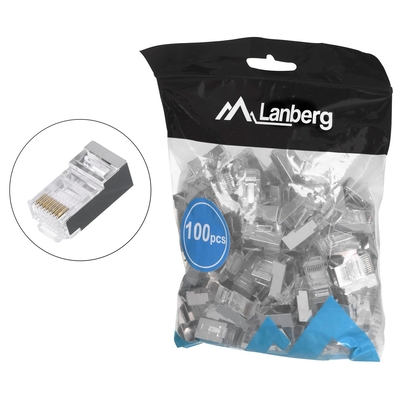 Product Βύσματα Δικτύου Lanberg PLS-5000EZ wire connector RJ-45 Grey base image