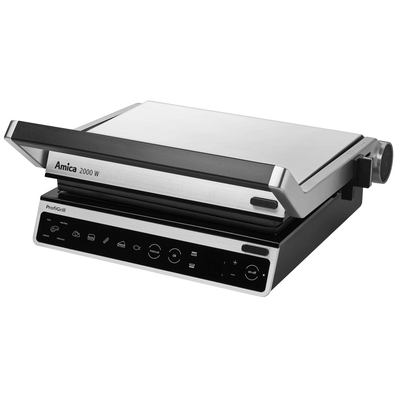 Product Γκριλιέρα Amica GK 5011 ProfiGrill Stainless Steel 2000W Black-Silver base image