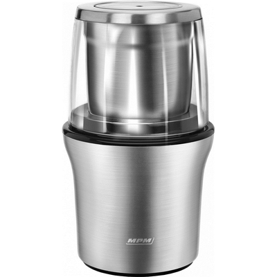 Product Ηλεκτρικός Μύλος Καφέ MPM MMK-06M Blade grinder 200W Stainless steel base image