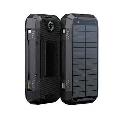 Product Ηλιακός Φορτιστής Powerneed S20000Q Black Lightning, USB Wireless base image