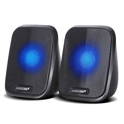 Product Ηχεία Υπολογιστή Audiocore AC835 2.0 Stereo with LED Backlighting base image